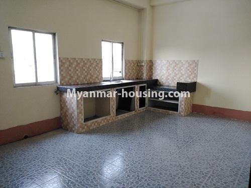 Myanmar real estate - for rent property - No.4751 - 6 BHK Penthouse for rent in Yangon Downtown Area. - kitchen view