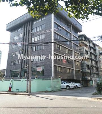 Myanmar real estate - for rent property - No.4753 - Half and six storey building for big office or company in Lanmadaw! - building view