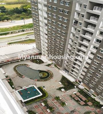 Myanmar real estate - for rent property - No.4754 - 1 BHK Ayar Chan Thar condominium room for rent in Dagon Seikkan! - another view of building