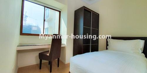 ミャンマー不動産 - 賃貸物件 - No.4755 - 3BHK Pyay Garden Residence serviced room for rent in Sanchaung! - single bedroom view