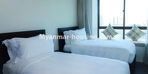 缅甸房地产 - 出租物件 - No.4755 - 3BHK Pyay Garden Residence serviced room for rent in Sanchaung! - another single bedroom view