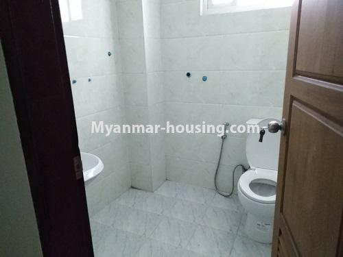 Myanmar real estate - for rent property - No.4756 - First Floor Condominium Room for office option in Lanmadaw! - bathroom view
