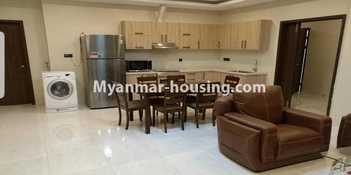ミャンマー不動産 - 賃貸物件 - No.4757 - 3BHK Serviced Residence G room for rent in Bahan! - another kitchen view