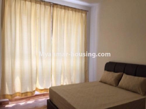 Myanmar real estate - for rent property - No.4758 - B Zone Two bedroom unit in Star City, Thanlyin! - master bedroom view