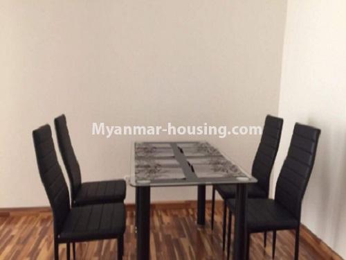 缅甸房地产 - 出租物件 - No.4758 - B Zone Two bedroom unit in Star City, Thanlyin! - dinning area view