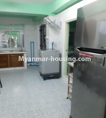 Myanmar real estate - for rent property - No.4762 - 2BHK furnished Mini Condo room for rent in Bahan! - another view of kitchen 