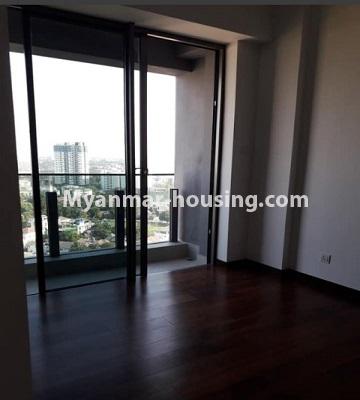Myanmar real estate - for rent property - No.4763 - 1BHK Room in The Central Condominium for rent in Yankin! - living room view