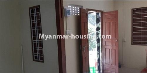 Myanmar real estate - for rent property - No.4765 - Two bedroom landed house for rent in Mingalardone! - main door view