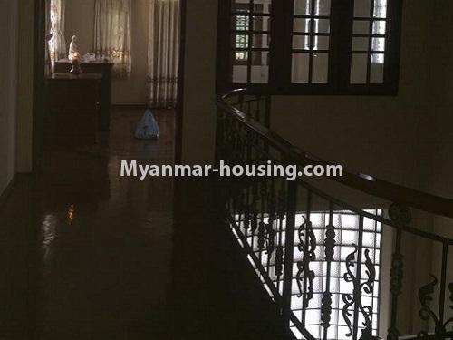 Myanmar real estate - for rent property - No.4766 - Two storey landed house for office option or residential option for rent in Bahan! - upstairs view