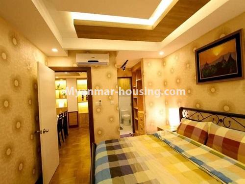 Myanmar real estate - for rent property - No.4768 - 2BHK lovely room for rent in Star City, Thanlyin! - master bedroom view