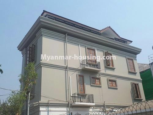 Myanmar real estate - for rent property - No.4771 - New four storey landed house for rent near The Embassy of Italy, Bahan! - house view