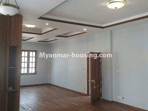 Myanmar real estate - for rent property - No.4771 - New four storey landed house for rent near The Embassy of Italy, Bahan! - living room view