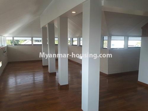 Myanmar real estate - for rent property - No.4771 - New four storey landed house for rent near The Embassy of Italy, Bahan! - another view of top floor