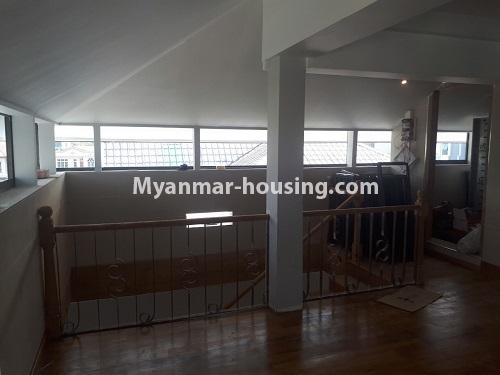 Myanmar real estate - for rent property - No.4771 - New four storey landed house for rent near The Embassy of Italy, Bahan! - another view of top floor