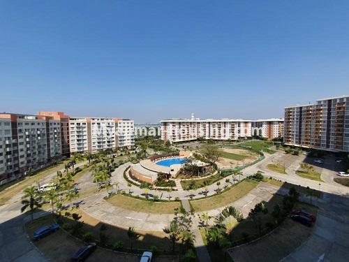 Myanmar real estate - for rent property - No.4775 - B Zone Two bedroom unit in Star City, Thanlyin! - garden view