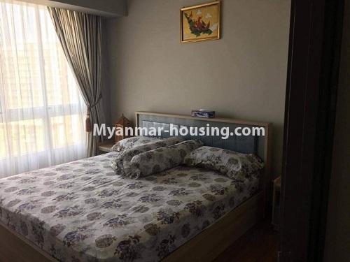 ミャンマー不動産 - 賃貸物件 - No.4775 - B Zone Two bedroom unit in Star City, Thanlyin! - single bedroom view