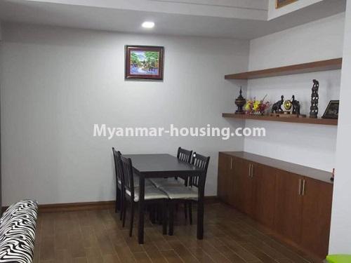 ミャンマー不動産 - 賃貸物件 - No.4775 - B Zone Two bedroom unit in Star City, Thanlyin! - dinning area view