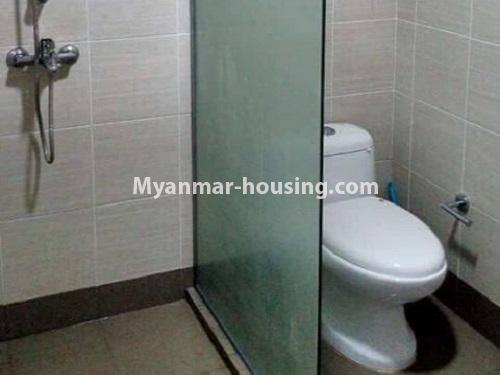 Myanmar real estate - for rent property - No.4775 - B Zone Two bedroom unit in Star City, Thanlyin! - bathroom view