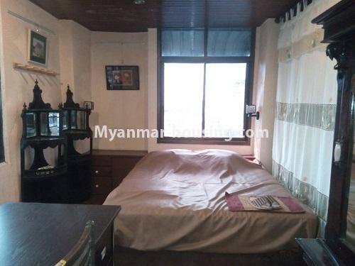 Myanmar real estate - for rent property - No.4776 - European designed room for rent in Yangon Downtown! - master bedroom view