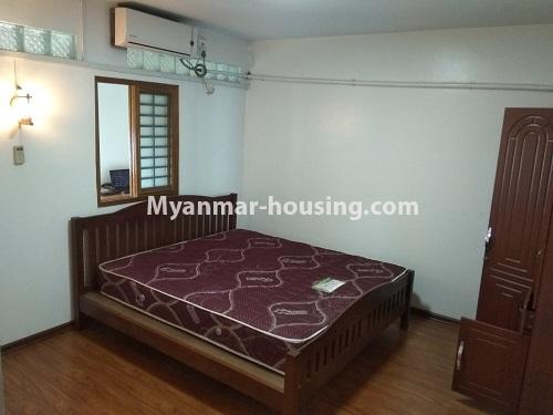 Myanmar real estate - for rent property - No.4777 - Nice 2BHK condominium room for rent in Sanchaung! - master bedroom view