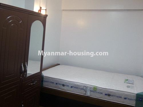 Myanmar real estate - for rent property - No.4777 - Nice 2BHK condominium room for rent in Sanchaung! - single bedroom view