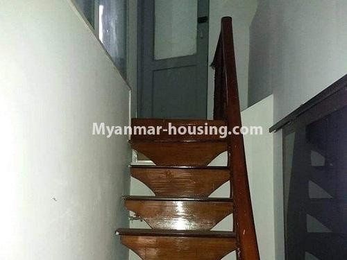Myanmar real estate - for rent property - No.4779 - Landed house near Moe Kaung Road for rent in Yankin! - stair to attic view