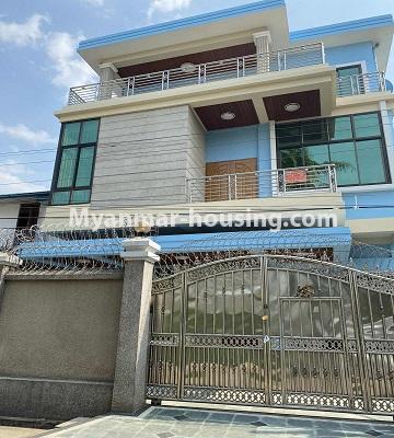 缅甸房地产 - 出租物件 - No.4781 - 7BHK decorated landed house for rent in Yankin! - house view