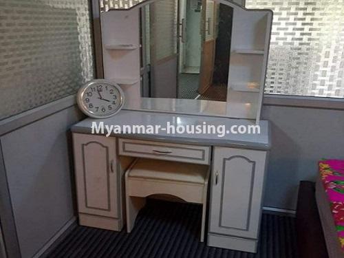 Myanmar real estate - for rent property - No.4783 - Nice apartment room for rent near Shwedagon Pagoda, Bahan! - bedroom dressing table view