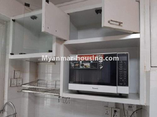 Myanmar real estate - for rent property - No.4783 - Nice apartment room for rent near Shwedagon Pagoda, Bahan! - kitchen view