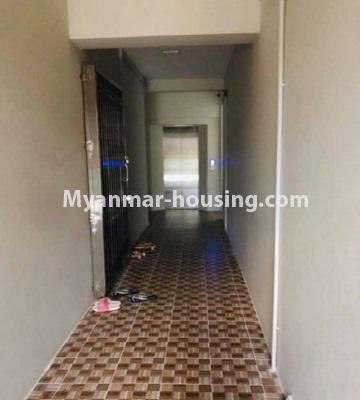 Myanmar real estate - for rent property - No.4784 - Mini condo room for rent near Tarmway Ocean, Tarmway Township. - corridor view