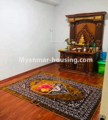 Myanmar real estate - for rent property - No.4784 - Mini condo room for rent near Tarmway Ocean, Tarmway Township. - shrine room view