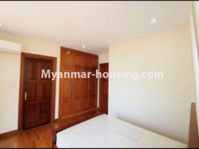 Myanmar real estate - for rent property - No.4786 - 3BHK Mindhamma Condominium room for rent in Mayangone! - another bedrom view