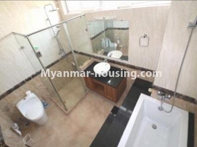 Myanmar real estate - for rent property - No.4786 - 3BHK Mindhamma Condominium room for rent in Mayangone! - bathroom 