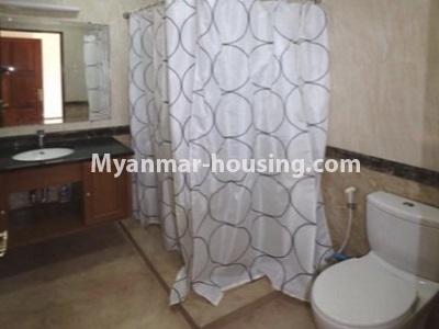Myanmar real estate - for rent property - No.4786 - 3BHK Mindhamma Condominium room for rent in Mayangone! - another bathroom view