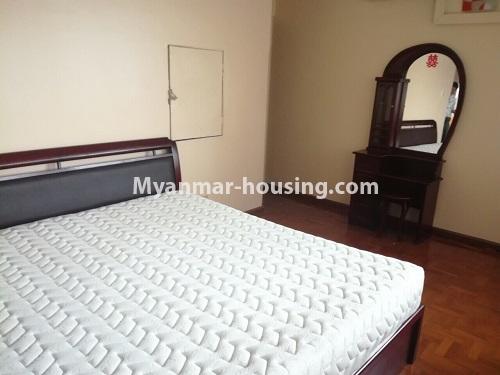 Myanmar real estate - for rent property - No.4787 - Furnished Blazon Condominium room for rent near Myaynigone, Sanchaung! - bedroom view