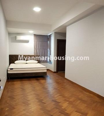ミャンマー不動産 - 賃貸物件 - No.4788 - 3BHK decorated Lamin Luxury condominium room for rent in Hlaing! - bedrom 2 view