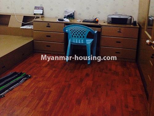 Myanmar real estate - for rent property - No.4791 - Condominium room in Latha for rent! - another bedroom ivew