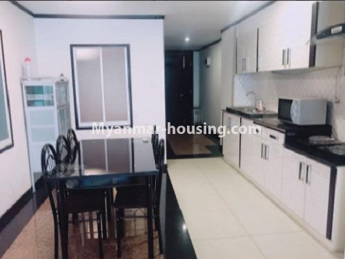 ミャンマー不動産 - 賃貸物件 - No.4792 - 3BHK Orchid Condominium room with reasonable price for rent in Ahlone! - kitchen view