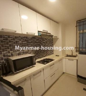 缅甸房地产 - 出租物件 - No.4796 - 2 BHK Star City Condominium room for rent in Thanlyin! - kitchen view