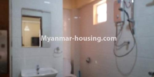 Myanmar real estate - for rent property - No.4799 - 1 BHK nice penthouse with panoramic view for rent in Sanchaung! - bathroom view