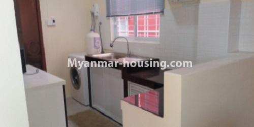 Myanmar real estate - for rent property - No.4799 - 1 BHK nice penthouse with panoramic view for rent in Sanchaung! - kitchen view