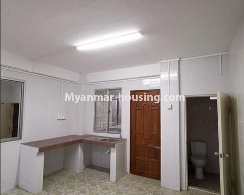 Myanmar real estate - for rent property - No.4800 - First floor 3 BHK apartment room for rent in Tarmway! - kitchen view
