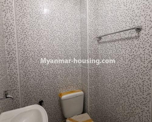 Myanmar real estate - for rent property - No.4800 - First floor 3 BHK apartment room for rent in Tarmway! - bathroom view