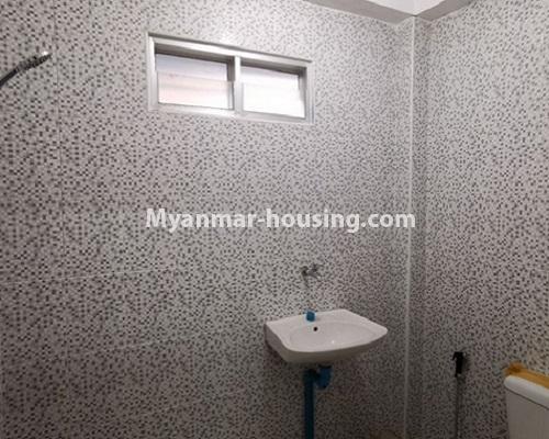 Myanmar real estate - for rent property - No.4800 - First floor 3 BHK apartment room for rent in Tarmway! - another bathroom view