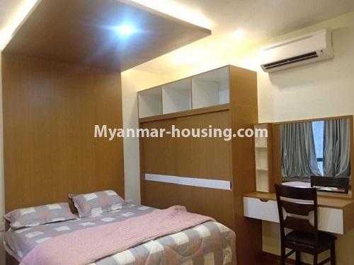 မြန်မာအိမ်ခြံမြေ - ငှားရန် property - No.4804 - အဆင့်တန်းမြင့်မြင့်နေချင်သူများအတွက် Time City Condo တွင် အခန်းငှားရန်ရှိသည်။single bedroom view