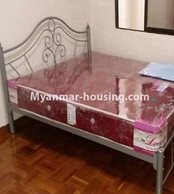 ミャンマー不動産 - 賃貸物件 - No.4812 - Furnished 2BR mini condominium room for rent in Sanchaung! - bedroom room  view