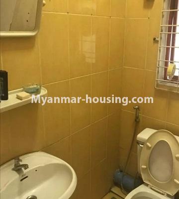 Myanmar real estate - for rent property - No.4815 - 3BR condominium room for rent in Haling! - another bathroom view