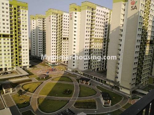 缅甸房地产 - 出租物件 - No.4816 - 3BR Yatana Hninzi condominium room for rent in Dagon Seikkan! - housing view