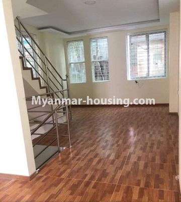 ミャンマー不動産 - 賃貸物件 - No.4817 - Three RC building near Baho Road for rent in Kamaryut! - first floor hall view