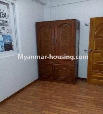 Myanmar real estate - for rent property - No.4818 - First floor apartment room for rent in Hlaing! - bedroom view